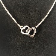 Collier Double Hearts